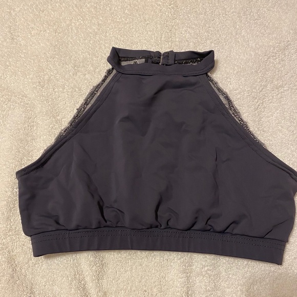 Grey Sokali Dance Sports Bra - Picture 1 of 2